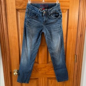 Elle Dark Blue Straight Leg Jeans
